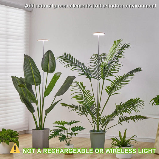 Plant Grow Light,yadoker LED Growing Light Full Spectrum for Indoor Plants,Height Adjustable, Automatic Timer, 5V Low Safe Voltage,Idea for Large Plant Light