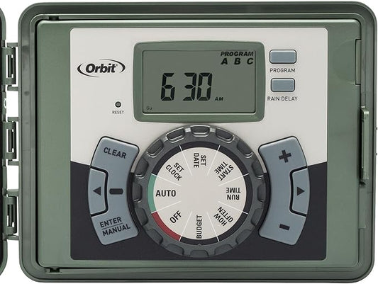 Orbit 57894 4-Station Outdoor Swing Panel Sprinkler System Timer