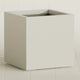 Greenline Jack Large Square Cube Fiberglass Planter, Modern Indoor/Outdoor