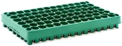 Vego garden 10" x 20" 76 Cells Seed Starter Tray Stackable Seedling Starting Germination Trays for Plants Planting Vegetables Herbs Flowers