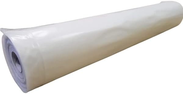 Farm Plastic Supply 4 Year Clear 6 mil Greenhouse Plastic Sheeting - Polyethylene Transparent Greenhouse Film (50' x 125')