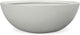 KUTE NEST 7.7" H x 22" D Round Bowl Fiberstone Planter for Succulent and Lotus with Drainage Hole, Smooth Finishes, Weather Resistant, Included 2 Extra Coco Mats (Light Gray, 19.9" Pot Opening)