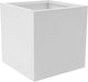 Steel Planter Box Metal Square Indoor Outdoor Planter Box for Outdoor Plants Large Planters Cube Heavy Duty Flower Pot Commercial Residential for Home Garden Deck Porch Patio (White, 20 x 20 x 20 in)