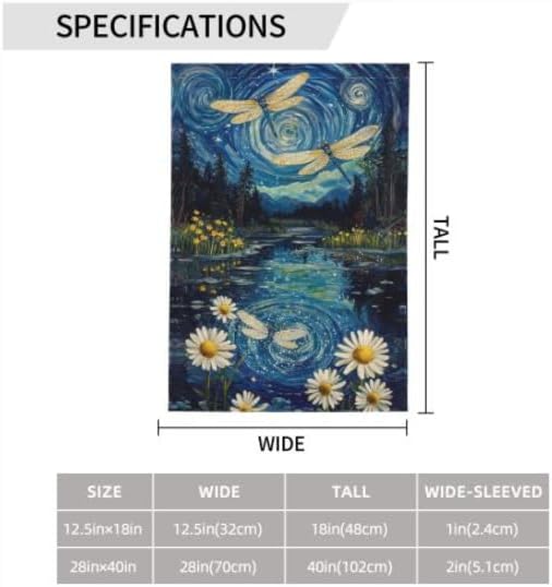 Night Dragonflies Garden Flag 12x18 Inch Double Sided All-Weather Polyester Outdoor Flag For Patio Lawn Yard And Garden Welcome Decor