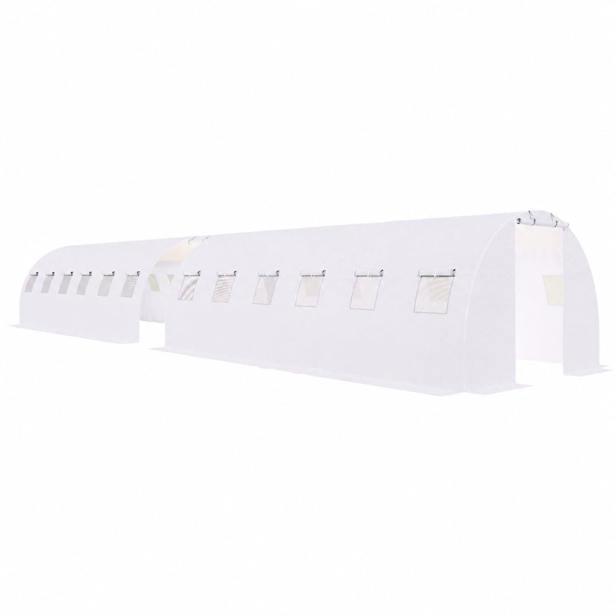AMERLIFE 10x44 FT White Tunnel Greenhouse Cover (Frame NOT Included)