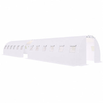 AMERLIFE 10x44 FT White Tunnel Greenhouse Cover (Frame NOT Included)
