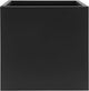 DYNAMI Square Planter Box,20x20x20in Steel Metal Planters Large Cube Plant Pot for Outdoors,Modern Heavy Duty Flower Pot for Patio, Deck, Yard, Garden (Black, 20in)