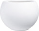 10 H x 14" Dia (10" Pot Opening) Round Fiberstone Planter with Drainage Hole, White, Indoor/Outdoor Large Plant Pot for Home Patio Garden, Ideal for Large Plants