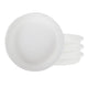 The HC Companies Classic Round Planter Pot, 8 Inch, White, 4-Pack