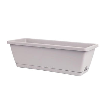 HAOHIZE Raised Garden Bed, Rectangular Plastic Planter Raised Beds Large Flower Vegetable Planters Boxes Thicken Planting Pots Plant Containers for Balcony Home Outdoor Window (8 L)