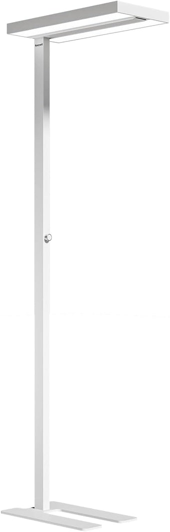 Honeywell LED Floor Lamp Modern - 02E Sunturalux Eye Caring Standing Light, 6000LM 60W 4000K Natural Daylight Dimmable Reading Tall Lampara for Home Office Living Room Bedroom