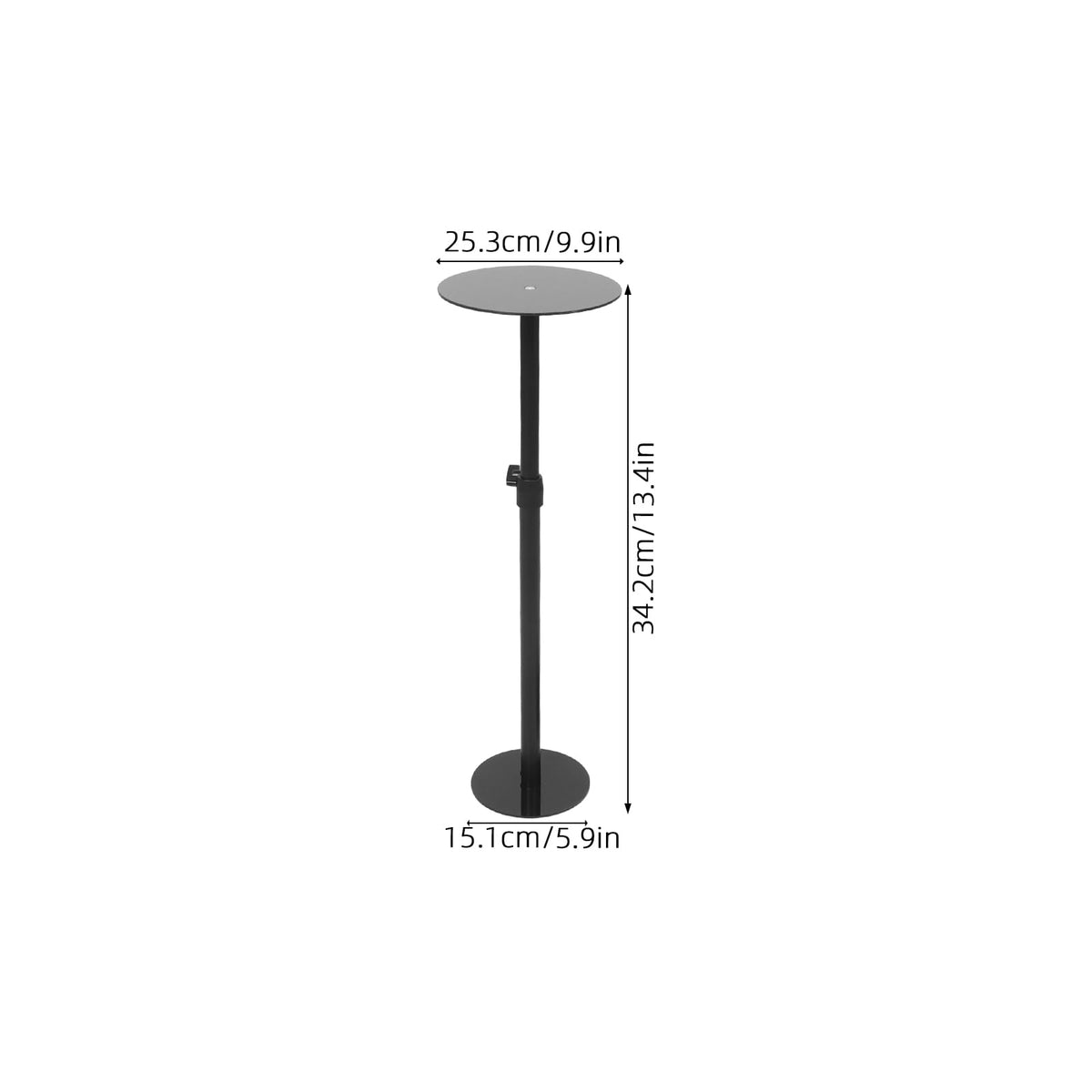 Toddmomy Adjustable Plant Riser for Outdoor Pots, 11.4in Short Plant Stand Lift Insert, Plastic Flower Pot Riser Suitable for Large and Square Planters