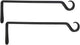 YELOKIE 16inch 2 Pack Plant Hanger, Sturdy Hanging Plant Hangers Outdoor, Bird Feeder Hanger for Bird, Plant Hangers for Planters, Lanterns, Wind Chimes Indoor Outdoor, Upgrade Black