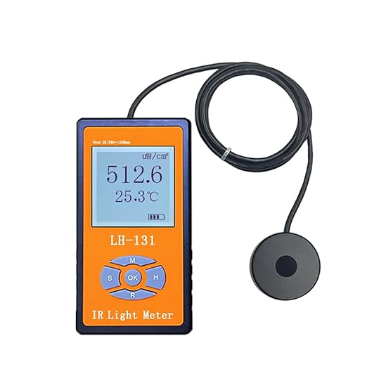 LH-131 IR Power Meter Infrared Irradiometer Infrared Light Irradiance Power Meter Range 1uW/cm²~3000W/m² 760~1100nm
