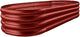 Land Guard Galvanized Raised Garden Bed Kit, Planter Boxes Outdoor, Oval Large Metal Beds for Vegetables(Brown)……