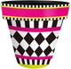 Briarwood Lane Neon Checkerboard Small Planter