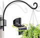 Qiang Ni Swivel Plant Hanger - 16 Inch 30 lbs Capacity Anti-Rust Metal Wall Mount Hook with Mounting Screws - for Indoor Outdoor Hanging Bird Feeders, Flower Baskets, Wind Chimes, Lanterns
