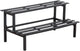 DHYGOTFUR Sturdy 2-Tier Metal Plant Stand for Outdoor & Indoor, Decorative Planter Display Shelf Unit for Garden Patio Balcony Living Room