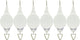 Lythor Pack Plant Hook Pulley, Retractable Plant Hanger Easy Reach Hanging Flower Basket for Garden Baskets Pots and Birds Feeder Hang High up and Pull Down to Water Or Feed (White 6Pack)