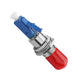 QIANRENON LC to ST Hybrid Fiber Simplex Adapter Coupler SM 9/125μm LC/UPC Male to ST/UPC Female Fiber Optic Interface Connector for Patch Cord Pigtail Optical Power Meter Red Light Pen FTTH