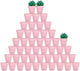 vensovo 48 Pcs 2" Tiny Terracotta & Terra Cotta Pots with Drainage - Peach Pink Small Mini Clay Ceramic Pottery Planter Ideal for Indoor/Outdoor Plants, Crafts, Wedding Favors
