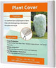 Agfabric Plant Covers Freeze Protection 72"x72"x12" 0.9oz Freeze Cloths for Plants,Plant Frost Protection Covers Drawstring Bags Shrub Jacket,White