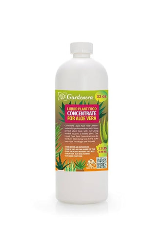 Gardenera Plant Growth Superfood for Aloe Vera with 18 Key Vitamins & Minerals - Organic Plant Food Fertilizer - Micro-Fungi and Bio-Organisms for Aloe Vera Plant Care & Growth Enhancement - 32oz