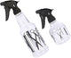 MERRYHAPY Portable Spray Watering can 2-Pack Adjustable Fine Mist Sprayers for Hair Salon and Home Use 6.7 Inch Plastic Water Spray Bottle for Hairdressing and Plant Care
