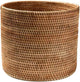 Baskets Wicker Woven Storage Rattan Round Can Trash Fruit Seagrass Empty Bread Large Laundry Planter Blankets (20X20CM)