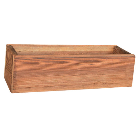IWOWHERO Wood Box Cedar Window Boxes Tiestos para Exterior Indoor Pots Wood Rectangular Planter Pots for Outdoor Plants Fence Plant Pot Fence en Square