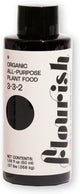 Flourish Plant Organic All-Purpose Plant Food 3-3-2 Fertilizer for Indoor Plants - CDFA Certified, Easy Application, 3-3-2 NPK, Eco-Friendly, EA 1.69 fl oz USA Made