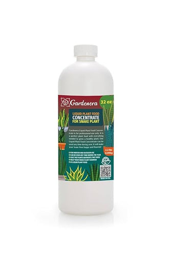 Gardenera Plant Growth Superfood for SNAKE Plants with 18 Essential Vitamins & Minerals - Organic Plant Food Fertilizer - Micro-Fungi and Bio-Organisms for SNAKE Plant Care & Growth Enhancement - 32oz