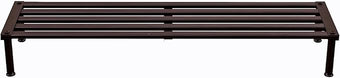MultirackX Metal Plant Stand, Rust-proof Aluminum Display Rack, Plants Display Stands Decoration Racks for Living Room Garden Balcony Patio (Ebony, 42.5Inch Low Leg)