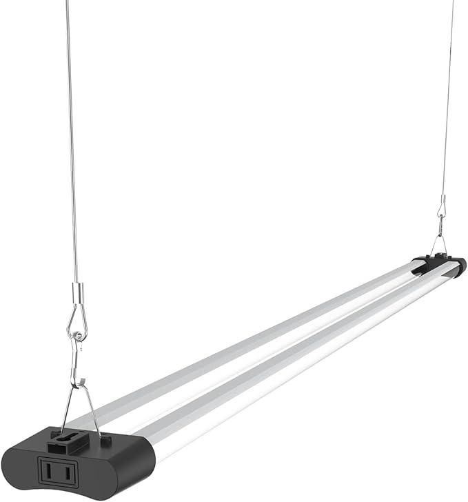 APICDOM LED Grow Light Full Spectrum Light Linkable 5000K Daylight + 660nm Red Indoor Plant Lighting Fixture (4 FT)