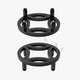Zhongma 2 Pack 8.7" Sturdy Potted Plant Stand Flower Pot Holder Heavy Duty Construction, Low Plant Stand for Home Indoor and Outdoor, Sturdy plant riser and saucer without Installation Required