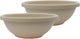 The HC Companies 20 Inch Shallow Garden Bowl Plant Pot w/Drainage, Lightweight UV-Resistant Plastic Planters for Succulents, Herbs & More, 2-Pack Planters for Indoor Outdoor Home Decor, Cottage Stone