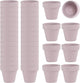 Fcacti 36 Pcs Small Mini Pink Clay Pots 2.1'' Terracotta Pot Clay Ceramic Pottery Planter Cactus Flower Pots Succulent Nursery Pots- Great for Window Boxes, Cactus, Plants, Crafts, Wedding Favors