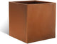 GZGNEEVL Corten Steel Planter Box Metal Outdoor Large Rectangular Rustic Durable Antique Detached for Commercial Residential Patio Deck and Backyard 17" x 17" x 18"