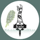 RealSteel Brand, Gnome Plant Markers for Outdoors, Garden Labels Metal Stake, Plant Tags, Garden Sign for Vegetables, Outdoor Decorations, Yard and Gardening Gift - Kale