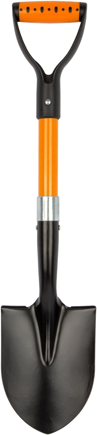 Small Garden Shovel Mini Kids Digging Shovel with Overall Length 28 inches Shovel for Digging, Beach Shovels. Gardening Tools with D-Handel