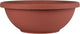 The HC Companies 13 Inch Garden Bowl Planter - Shallow Plant Pot with Drainage Plug for Indoor Outdoor Flowers, Herbs, Clay