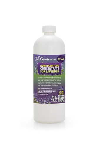 Gardenera Plant Growth Superfood for Lavender with 18 Essential Vitamins & Minerals - Organic Plant Food Fertilizer - Micro-Fungi and Bio-Organisms for Lavender Plant Care & Growth Enhancement - 32oz
