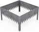 Edge Right - Raised Garden Bed Kit - COR-Ten Steel (8" COR-Ten Steel, 2 FT x 2 FT)