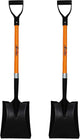 Ashman Transfer Shovel (2 Pack) – 41 Inches Long D Grip with Durable Handle – A Premium Quality Multipurpose Shovel for Heavy Duty Construction, Farming, and Outdoor works, Gardening, Landscape works.
