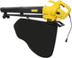 Powerful Electric Leaf Blower Vacuum 2-in-1, Corded High-Performance Yard Blower with Blowing & Vacuum Modes, Lightweight Design for Fast Lawn, Patio, Driveway and Garage Cleaning