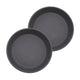 The HC Companies Classic Round Planter Pot, 14 Inch, Warm Gray, 2-Pack