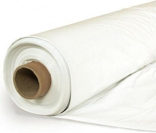 Farm Plastic Supply - White Greenhouse Plastic Sheeting - 6 mil - (25' x 40') - 4 Year UV Resistant Poly Greenhouse Film, 55% Light Transmission Hoop House Cover for Gardening, Agriculture