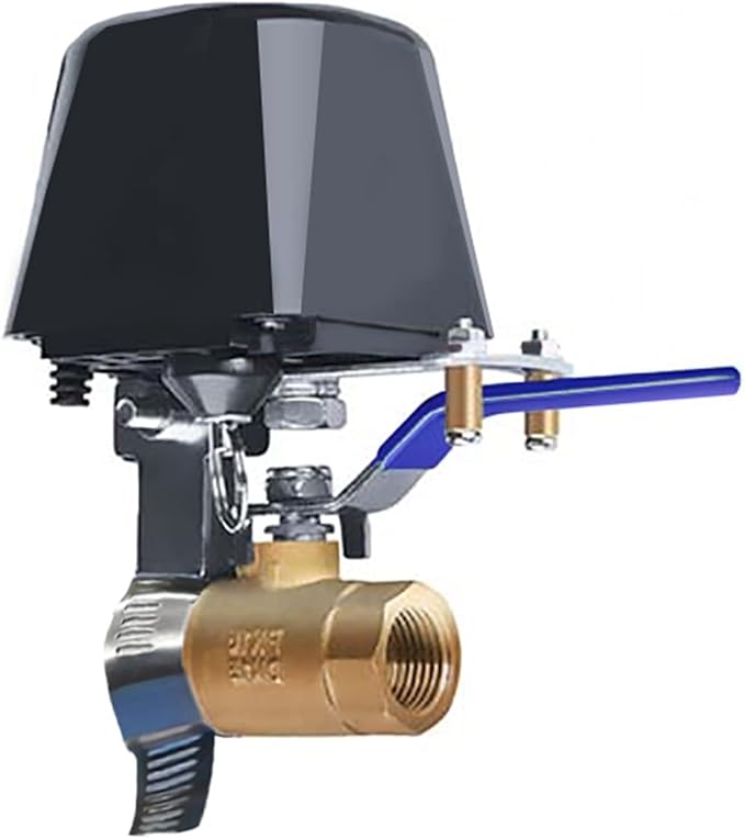 Smart WiFi Water Valve, APP Remote Control, Compatible with Alexa and Google Assistant, iOS/Android Apps, for Kitchen Gas Shutoff Valve, Farm Irrigation