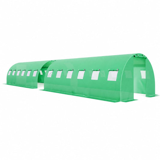 AMERLIFE 10x44 FT Green Tunnel Greenhouse Cover (Frame NOT Included)
