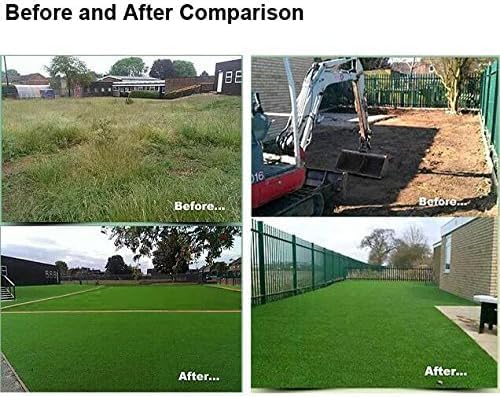 Petgrow Artificial Grass Turf 12FTX82FT(984 Square FT),- Realistic & Thick Synthetic Fake Grass Mat for Outdoor Garden Landscape Pet Dog Grass Rug Faux Turf